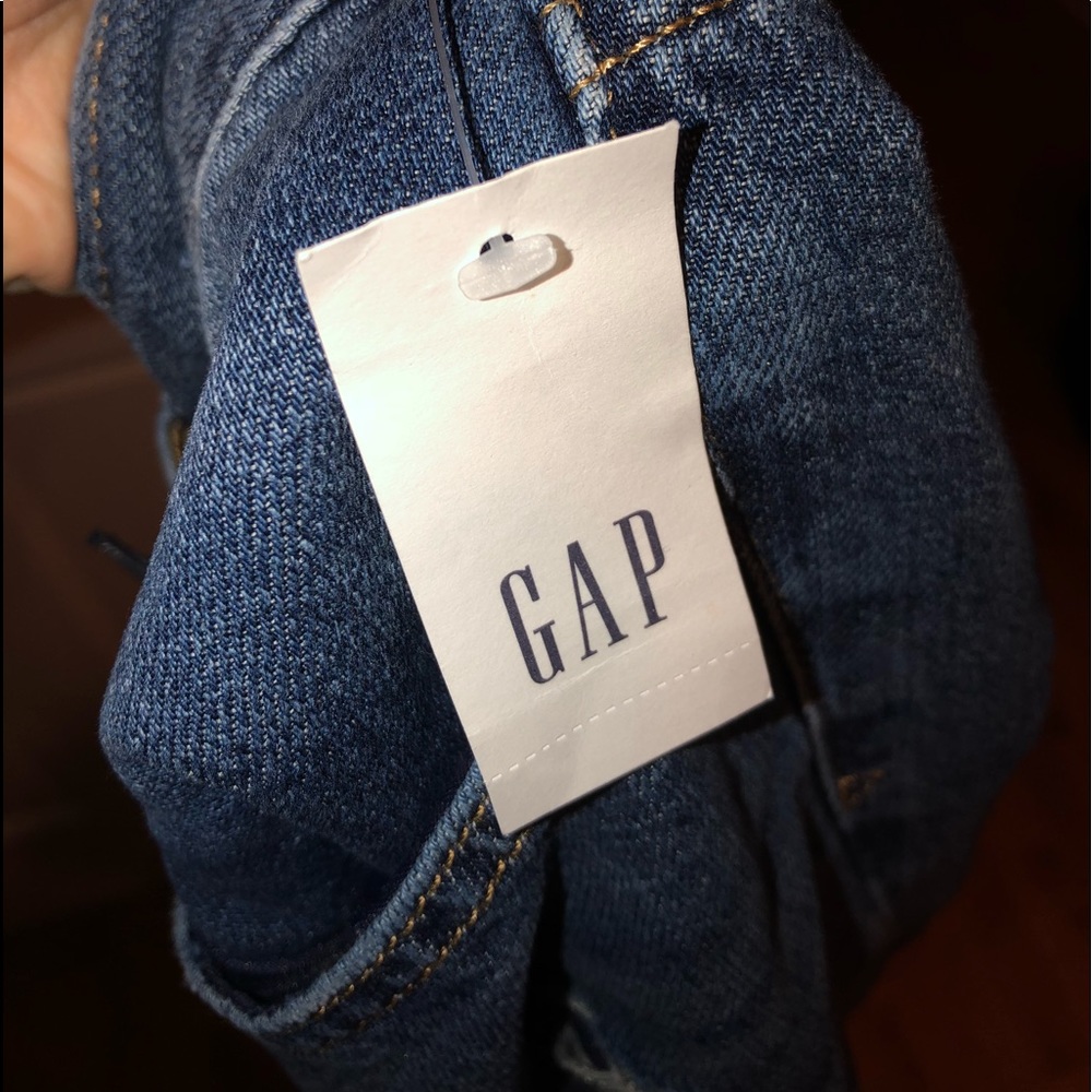 GAP Best girlfriend medium wash ripped jeans - Picture 3 of 7